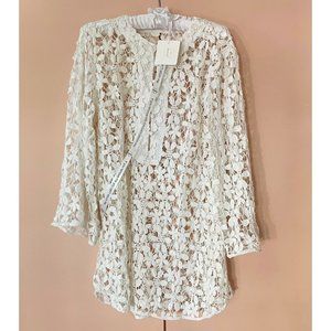 Vita Grace white lace "Fiji" white dress | NWT | Size M-L